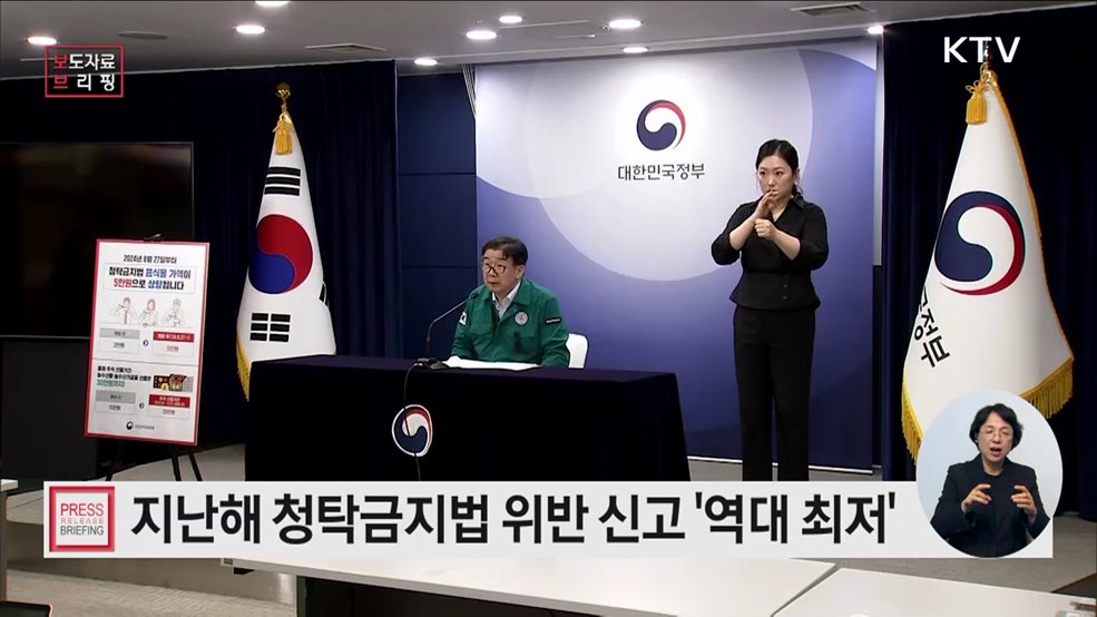 2024년 공공기관 청탁금지법 운영실태 점검 결과 발표