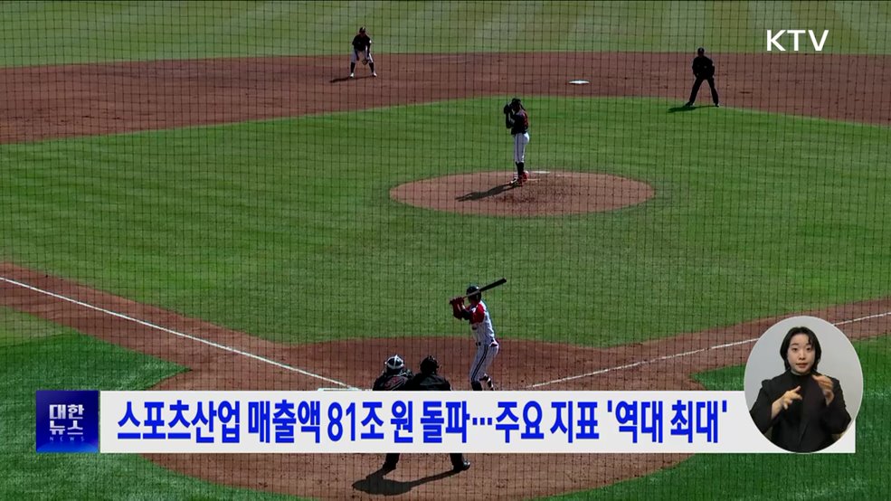 스포츠산업 매출액 81조 원 돌파···주요 지표 &#39;역대 최대&#39;