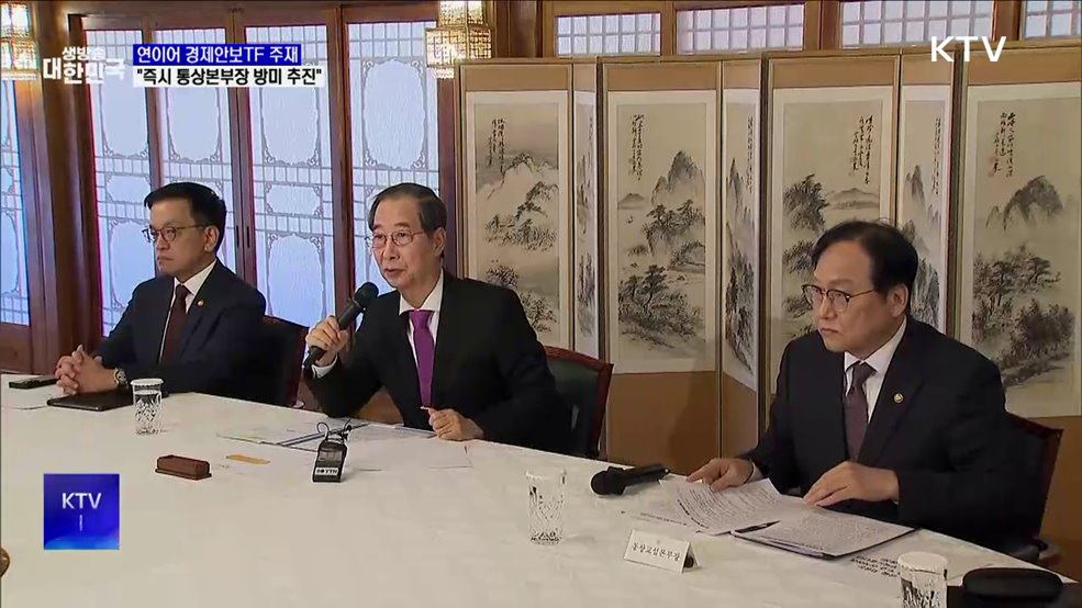연이어 경제안보TF 주재···&#34;즉시 통상본부장 방미 추진&#34;