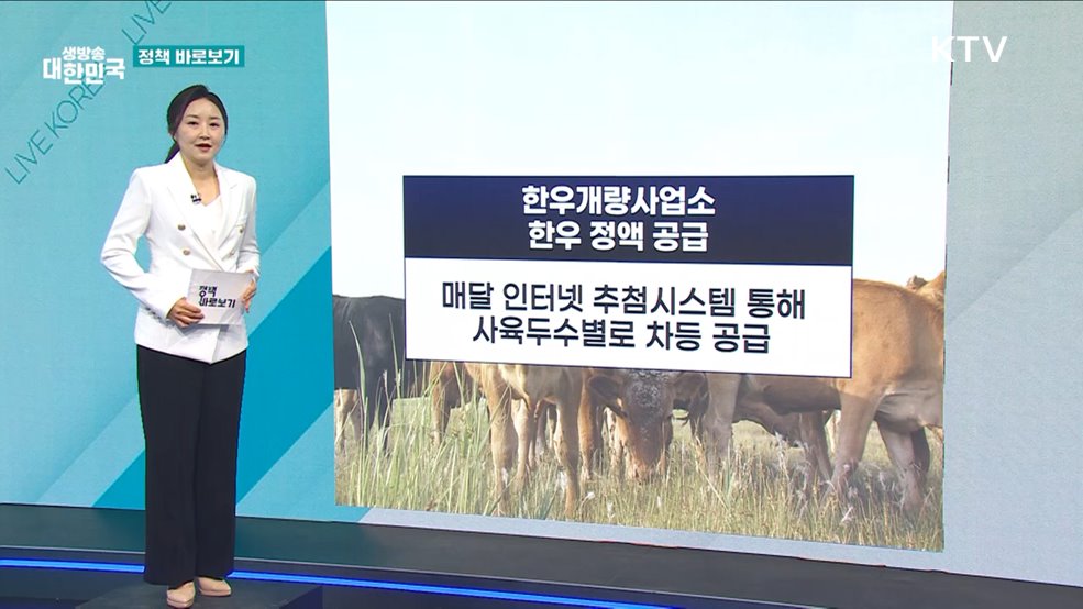 농식품부 "한우 씨수소 정액 추첨제 등 생산·공급체계 개선" [정책 바로보기]