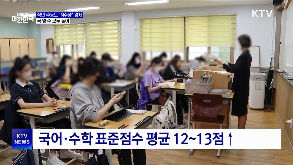 작년 수능도 &#39;N수생&#39; 강세···국·영·수 모두 높아