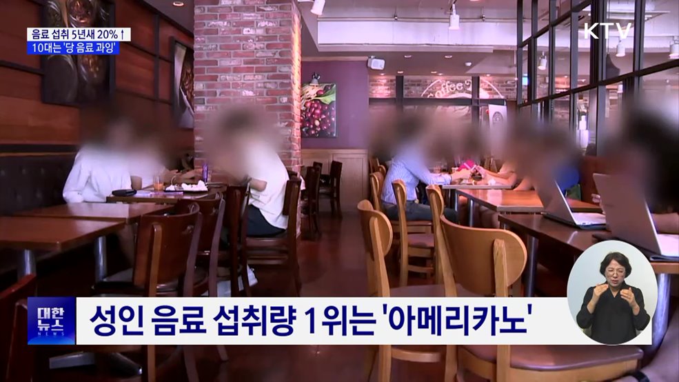 음료 섭취 5년새 20&#37;↑···10대는 &#39;당 과잉&#39;