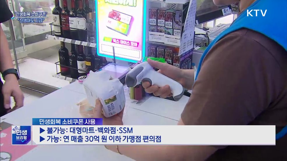 &#39;민생회복 소비쿠폰&#39; 21일부터 지급···신생아도 수령 가능