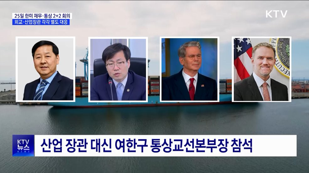 25일 한미 &#39;재무·통상 2+2 협의&#39;···외교·산업도 대응