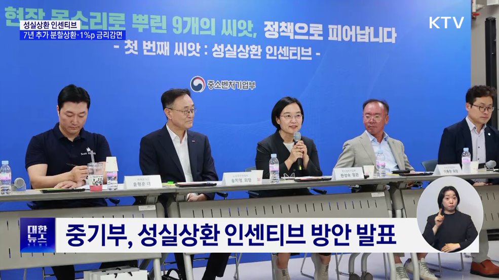 성실상환 인센티브···최대 7년 추가 분할상환·1%p 금리감면
