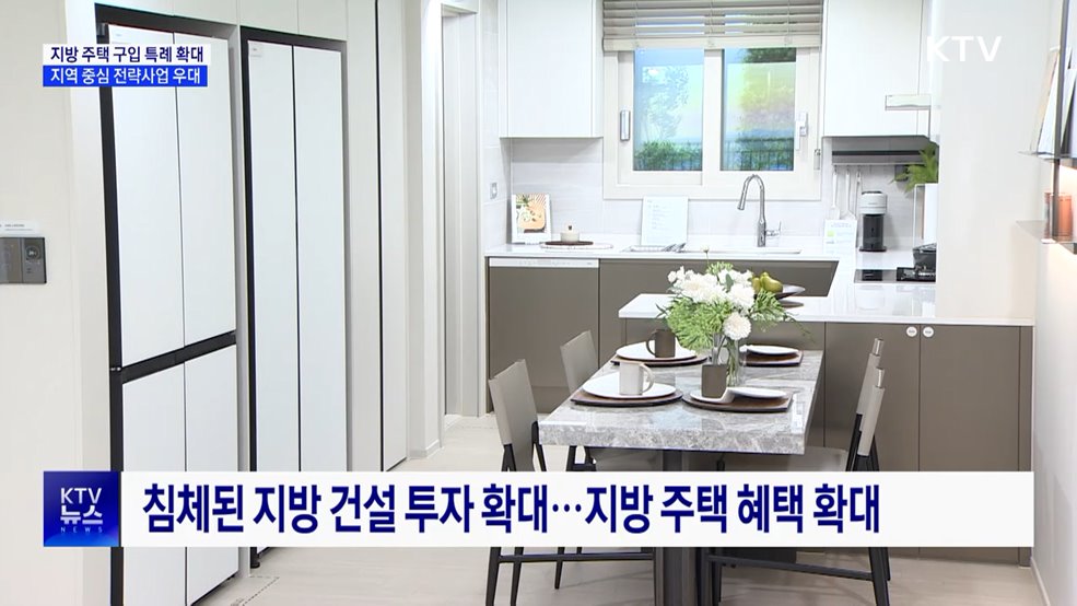 &#34;지역 경제회복 총력···지방 세컨드홈 세제 혜택 확대&#34;