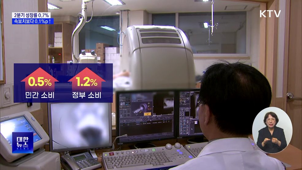 2분기 성장률 0.7&#37;···소비 회복·수출 호조