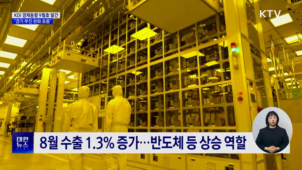 KDI &#34;경기 부진 완화 흐름&#34;···대미 수출 8.1&#37; 감소