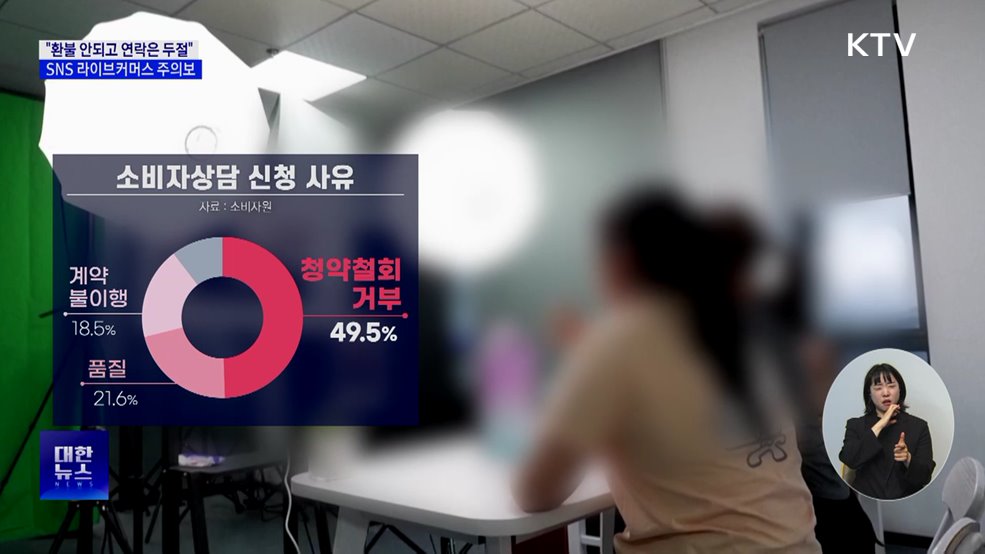 &#34;옷 환불 안되고 연락두절&#34;···&#39;라이브커머스&#39; 피해 증가