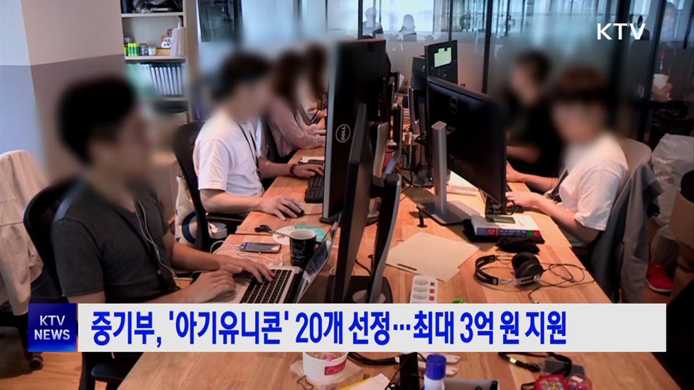 중기부, &#39;아기유니콘&#39; 20개 선정···최대 3억원 지원