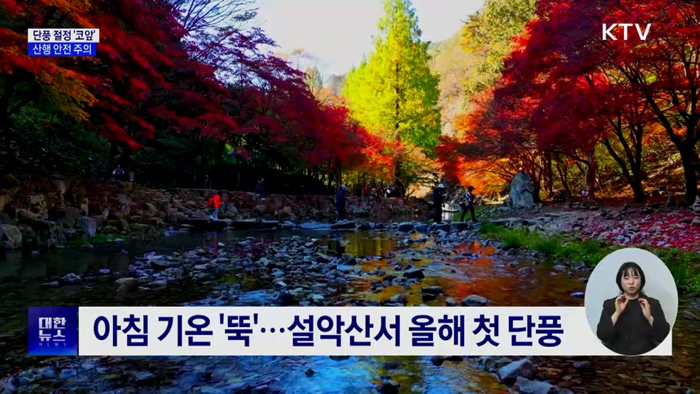 가을 산행 성수기···안전 사고 &#39;주의&#39;