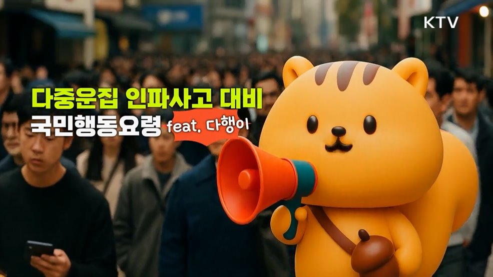 다중인파 사고 대처요령 - 행정안전부