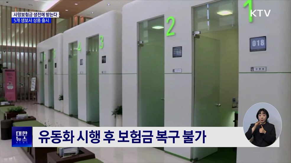 &#34;사망보험금 생전에 받는다&#34;···5개 상품 출시