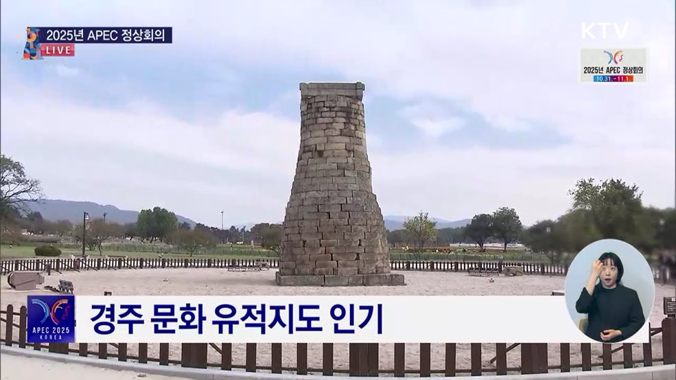 "APEC 열기 후끈"···경주, 국제 관광도시 도약