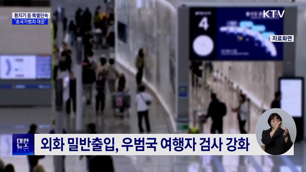 관세청, 환치기 등 특별단속···&#34;초국가범죄 대응&#34;