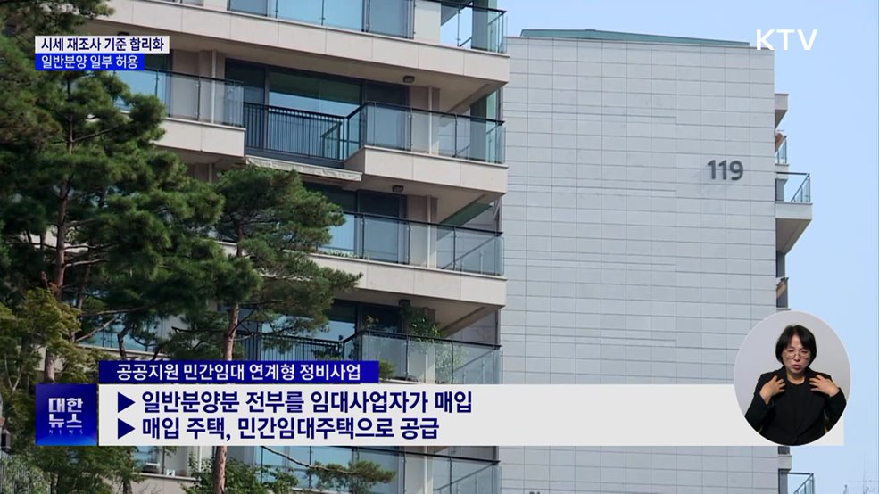 시세 재조사 기준 합리화···일반분양 일부 허용