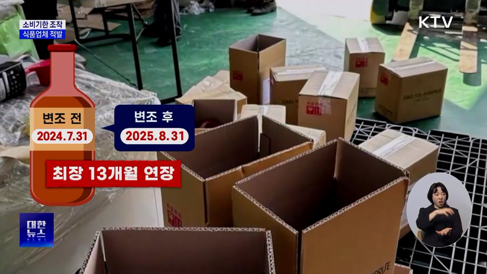 최장 13개월 소비기한 '뻥튀기'···식품업체 적발