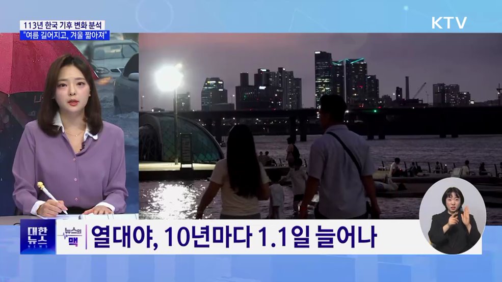 "여름 길어지고, 겨울 짧아져"···113년 변화는? [뉴스의 맥]