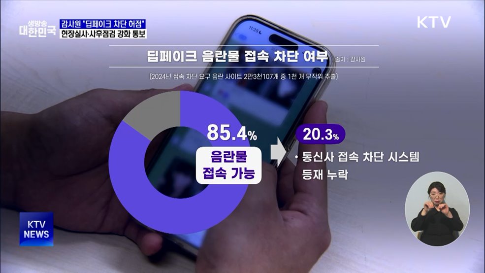 "딥페이크 차단 허점"···현장실사·사후점검 강화 통보