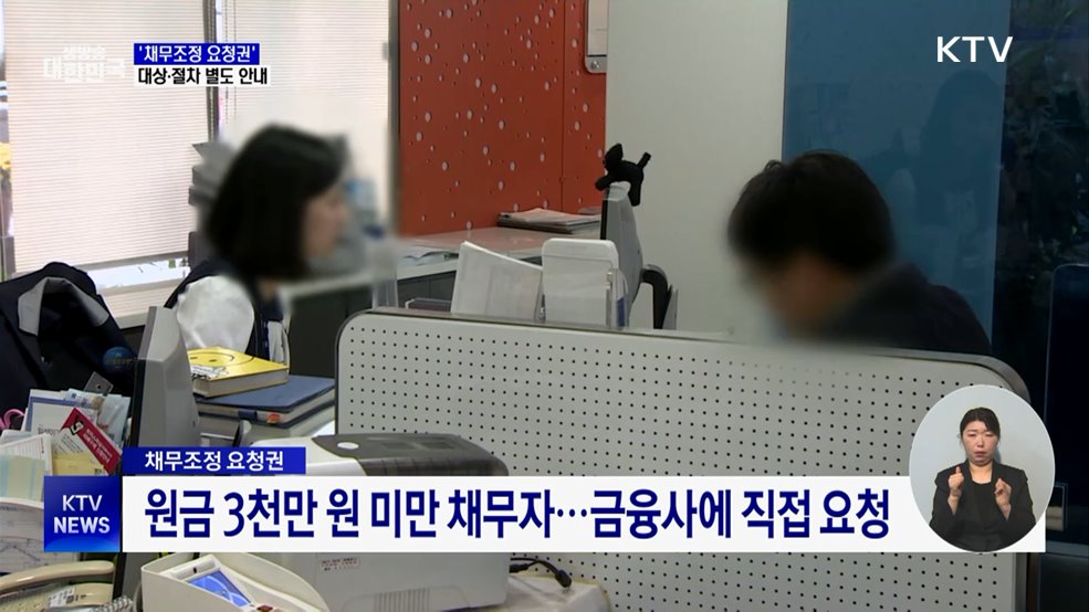 '채무조정 요청권' 별도 안내···"장기 연체 방지"