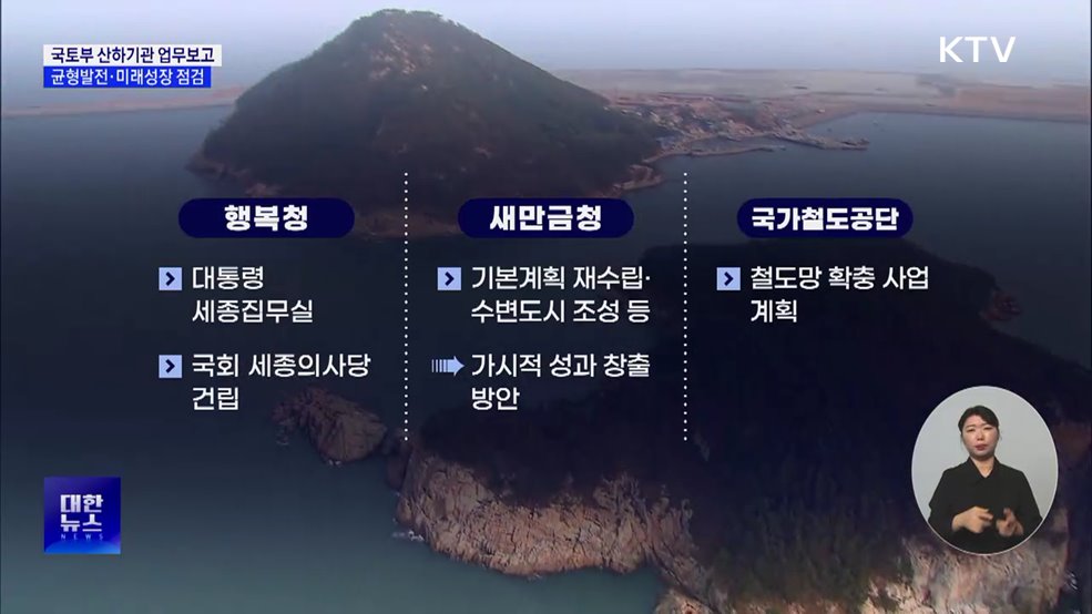 국토부 산하기관 업무보고···균형발전·미래성장 점검