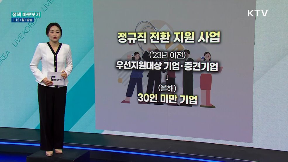 고용부 "정규직 전환 지원 사업 효과성 제고···다양한 정책 추진"