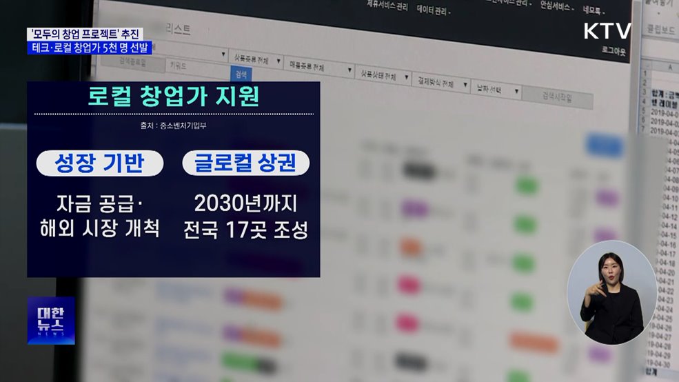 '모두의 창업 프로젝트' 추진···혁신 창업가 5천 명 발굴