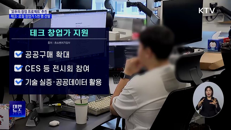 '모두의 창업 프로젝트' 추진···혁신 창업가 5천 명 발굴