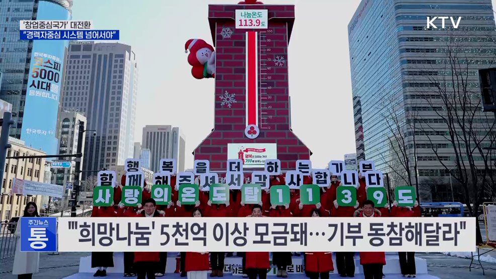 이 대통령 "'창업중심국가' 집중···경력자 중심 제도 넘어서야"