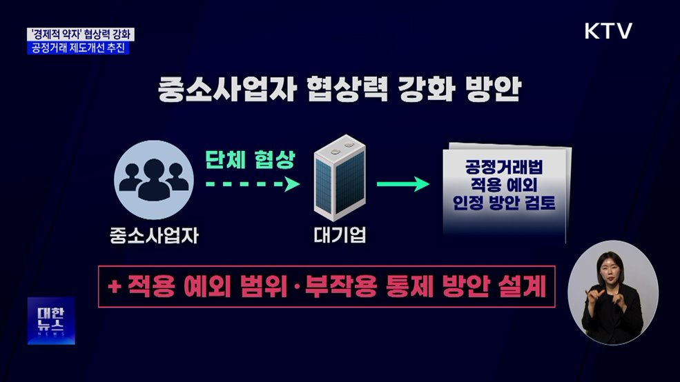 '경제적 약자' 협상력 강화···공정거래 제도개선 추진