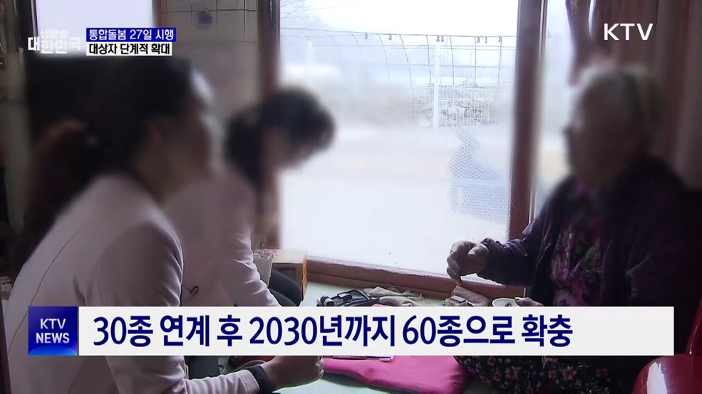 통합돌봄 로드맵···노인·장애인·정신질환자로 단계적 확대