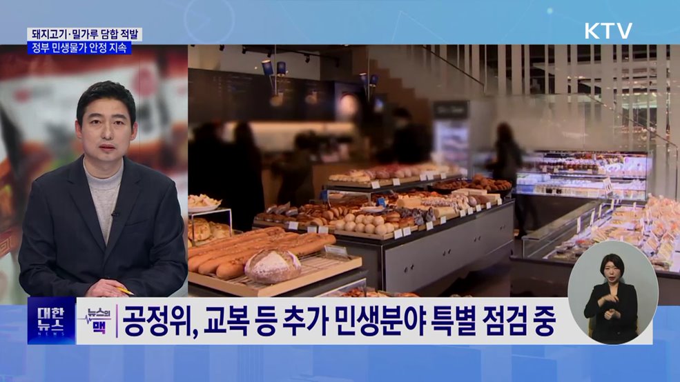 돼지고기·밀가루 담합 적발···정부 민생물가 안정 지속 [뉴스의 맥]