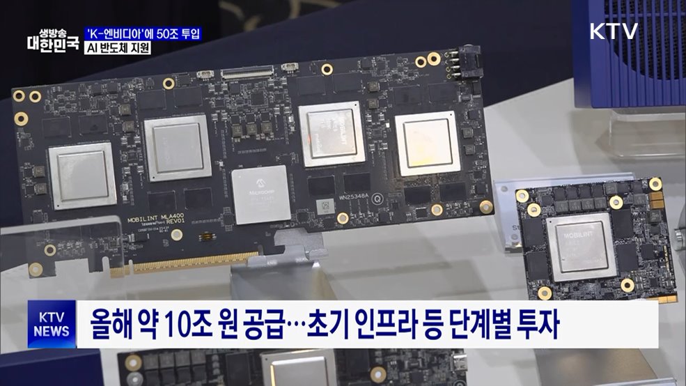 'K-엔비디아' 육성에 50조 투입···AI 반도체 지원