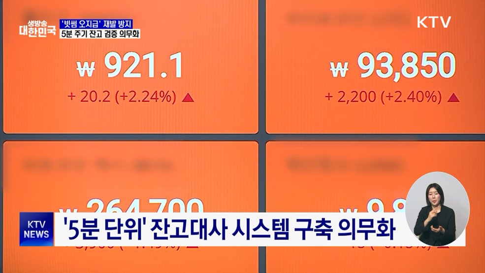 '빗썸 오지급' 재발 방지···5분 주기 잔고 검증 의무화