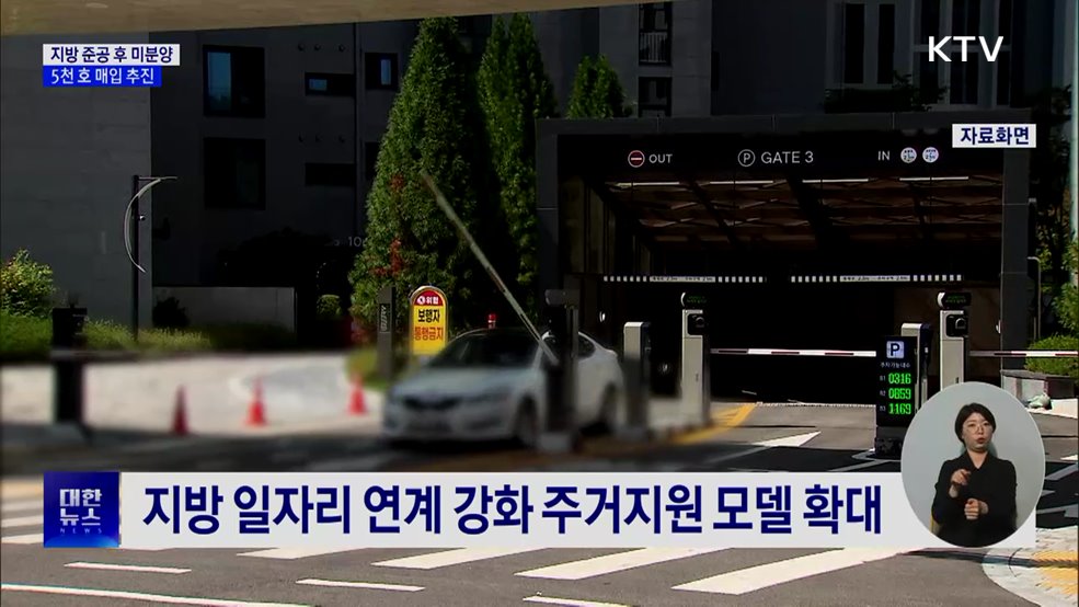 '지방 준공 후 미분양' 5천 호 매입···모집 대상 확대