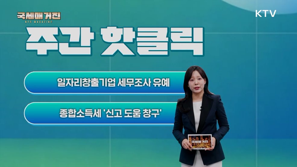 일자리창출기업 세무조사 유예