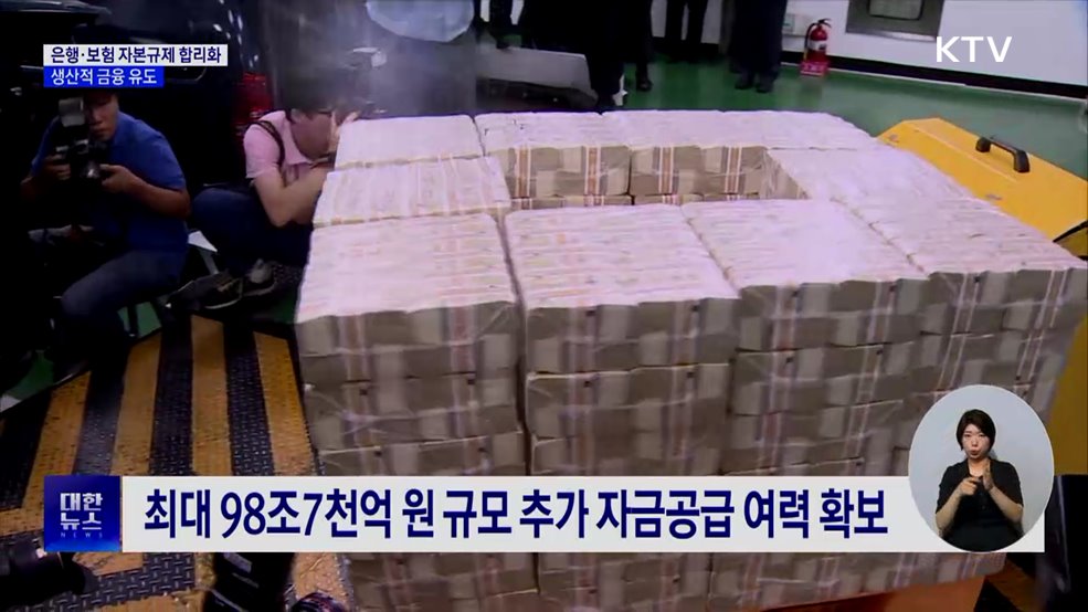 은행·보험 자본규제 합리화···생산적 금융 유도