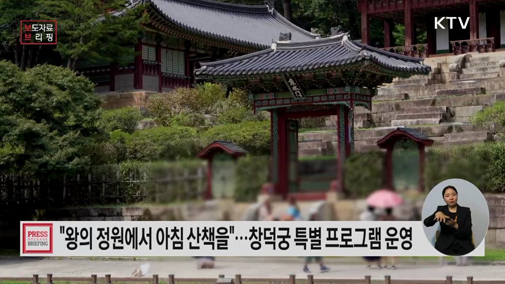 이른 아침 창덕궁에서 비움의 산책 나서볼까