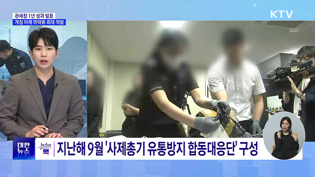 국경단계 마약 적발 역대 최대···원유 수입 대체선 확보 [뉴스의 맥]