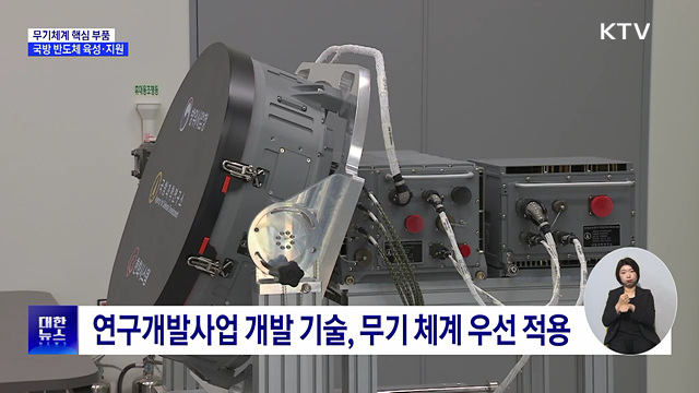 '국방 반도체' 자립화···연구개발·생산 지원