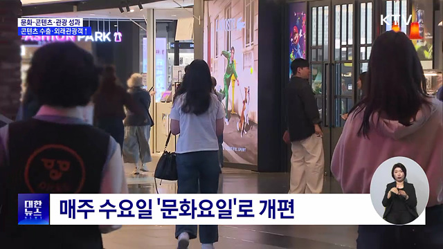 K-콘텐츠 수출·외래관광객 '역대 최고' 성과