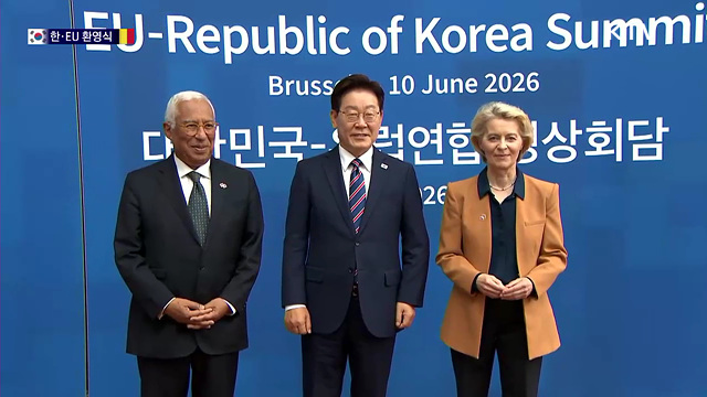 한·EU 환영식
