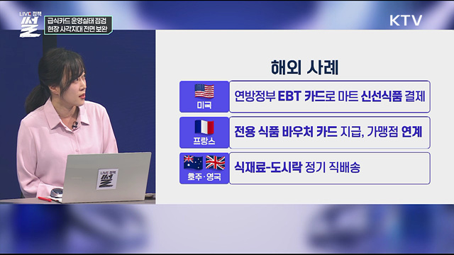 급식카드 운영실태 점검···현장 사각지대 전면 보완