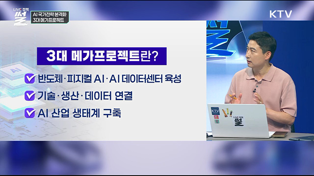 AI 국가전략 본격화···3대 메가프로젝트