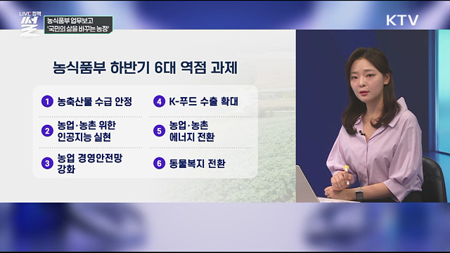 농식품부 업무보고···'국민의 삶을 바꾸는 농정'