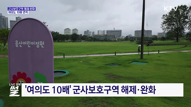 군사보호구역 해제·완화···여의도 10배