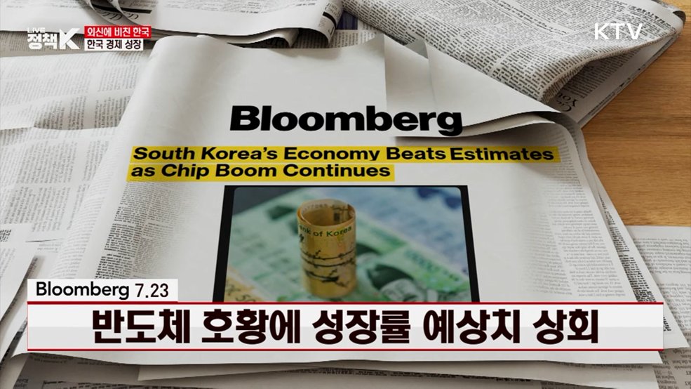 반도체 호황에 성장률 예상치 상회 [외신에 비친 한국]
