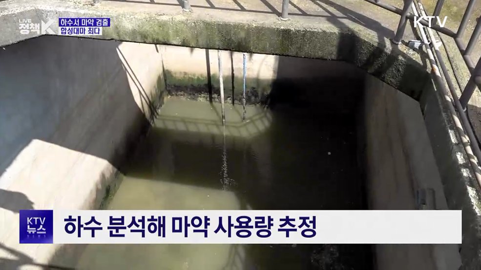 생활하수서 불법마약 검출···합성대마 최다