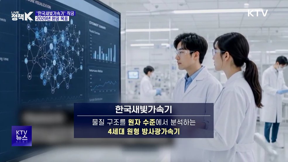 꿈의 현미경 '한국새빛가속기' 착공···1조1천억 투입