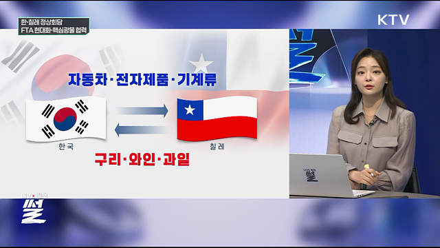 한·칠레 정상회담···FTA 현대화·핵심광물 협력